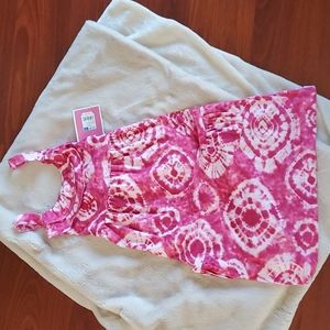 Pink and white tye-dye dress. Girls size 10/12